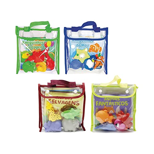 Kit com 4 Livros: Diversão no Banho