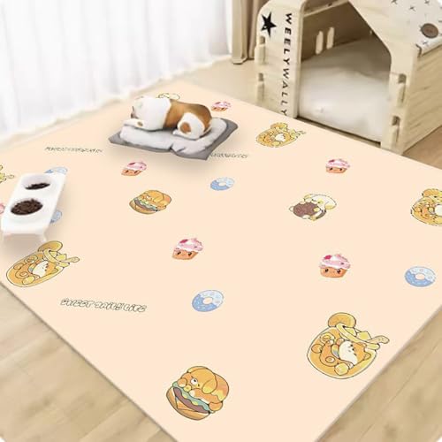 PVCマット アニメ ペット用カーペット ペットマット 下敷きマット ペットマット ペット用品 滑り止め 漏れ防止 水洗い不要 犬猫専用 水拭きできる 噛み耐性 滑り止め 設置簡単 ベッドサイド 動物 ファッション