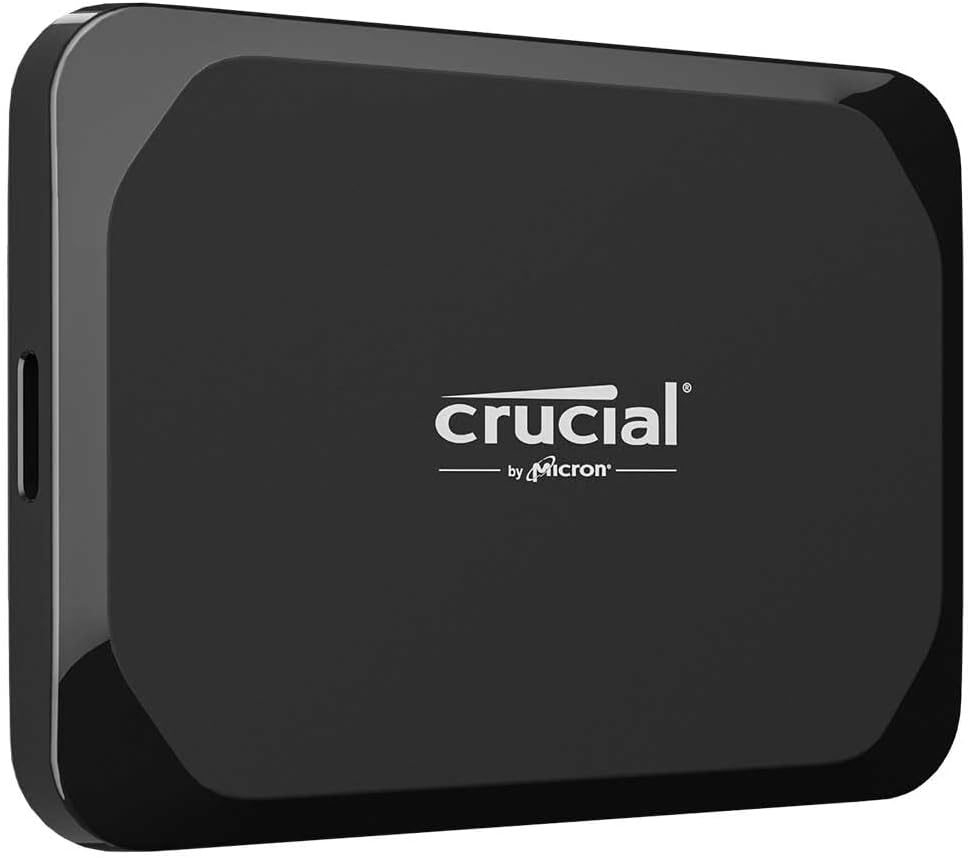 Crucial X9 CT4000X9SSD902 External SSD 4TB USB3.2 Gen2 Compatible with Maximum Reading Speed of 1050MB/s Mylio Offer Included Model