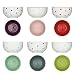 Produktbild 6er-Set Müslischalen POLKA DOTS Ø 14 cm Punkte Bunt Keramik Servierschalen 500 ml Salatschüssel Suppenschalen Suppenschüssel Pasta Bowl Müslischüssel Dessertschale Nudelschale Snackschale Reisschale