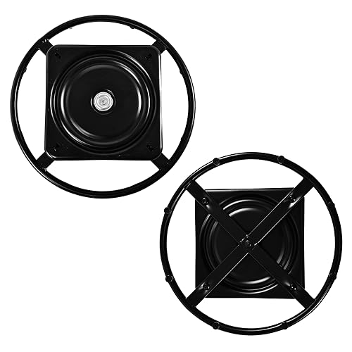 Image of 16.5 inch Furniture Ring Base Swivel Bottom Replacement with 10 inch Plate | Heavy Duty 16.5 Inch Sofa Chair Recliner Base Conversion Kit with 10 Inch Plate | 360 Degrees Rotate