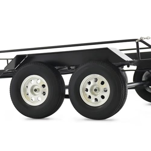 Remorque double essieu métal 1/10 kit accessoires RC Axial TRX4