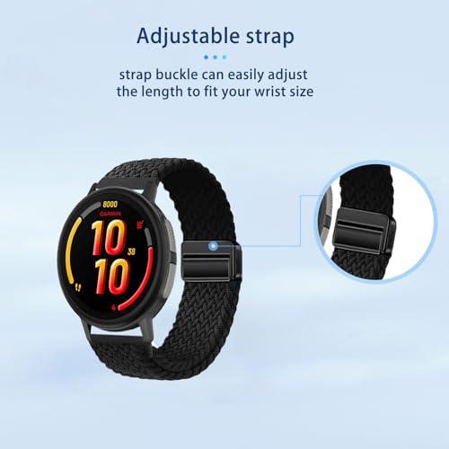 Correa de nylon trenzado para Garmin Bounce 2 miniatura 6