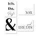 Produktbild Typo Poster-Set I dv_321 I DIN A4 I 4 Print Plakate mit Sprüchen: Ich Du passt sweet dreams & Now I Statement modern I schwarz weiß
