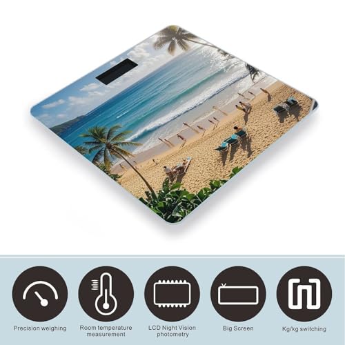 Báscula digital de baño Smart Scale Summer Hawaiian miniatura 3