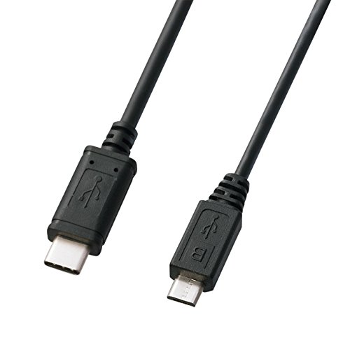 USB A to Micro-B/Type-C ホワイトケーブル 0.5m White Micro USB Cable - A to Micro B