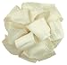Offray Wired Edge Anisha Craft Ribbon, 2-1/2-Inch Wide by 10-Yard Spool, Ivory