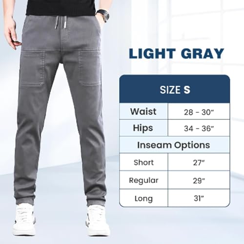 Sirmale Cargo Pants, Sirmale Multipants - High Stretch Multi-Pocket Cargo Pants, Men Comfy Multi Pants-Black||2XL3