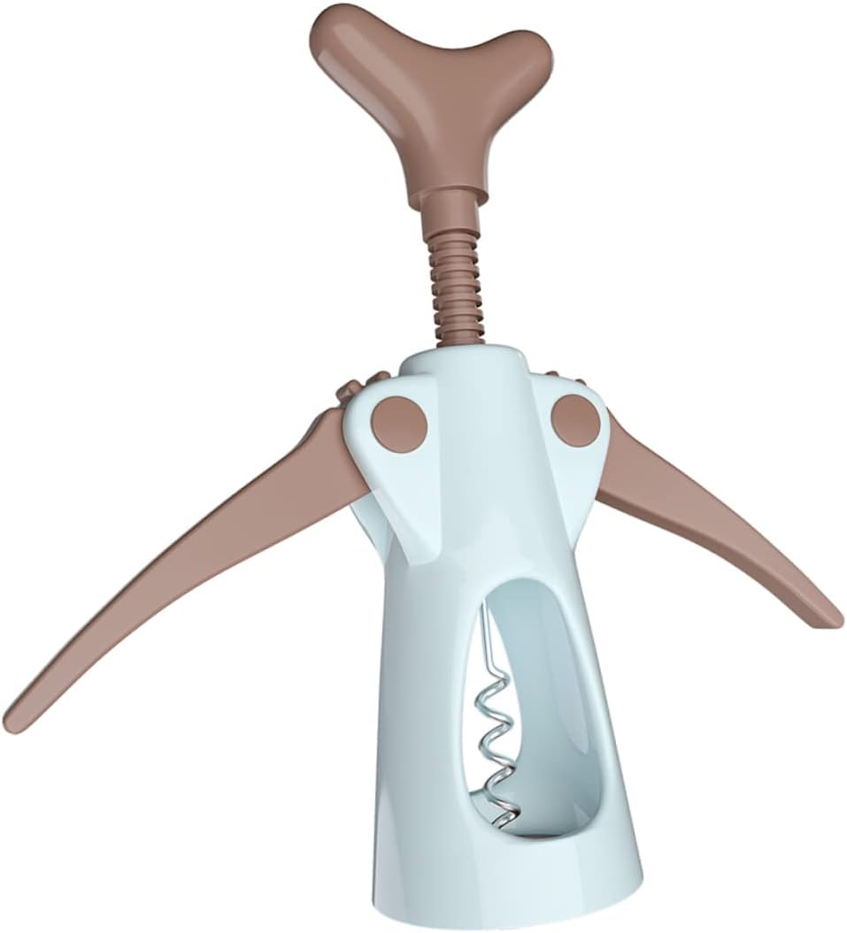 OUNONA Portable Wing Corkscrew Wine Opener with Sharp Drill Design for Effortless Bottle Opening for Home Parties and Restaurants Wing Stopper Tool