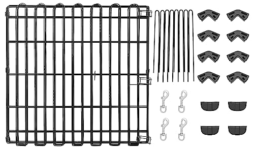 Amazon Basics YE128061B-24-2 Foldable Metal Exercise Pet Play Pen thumb #6