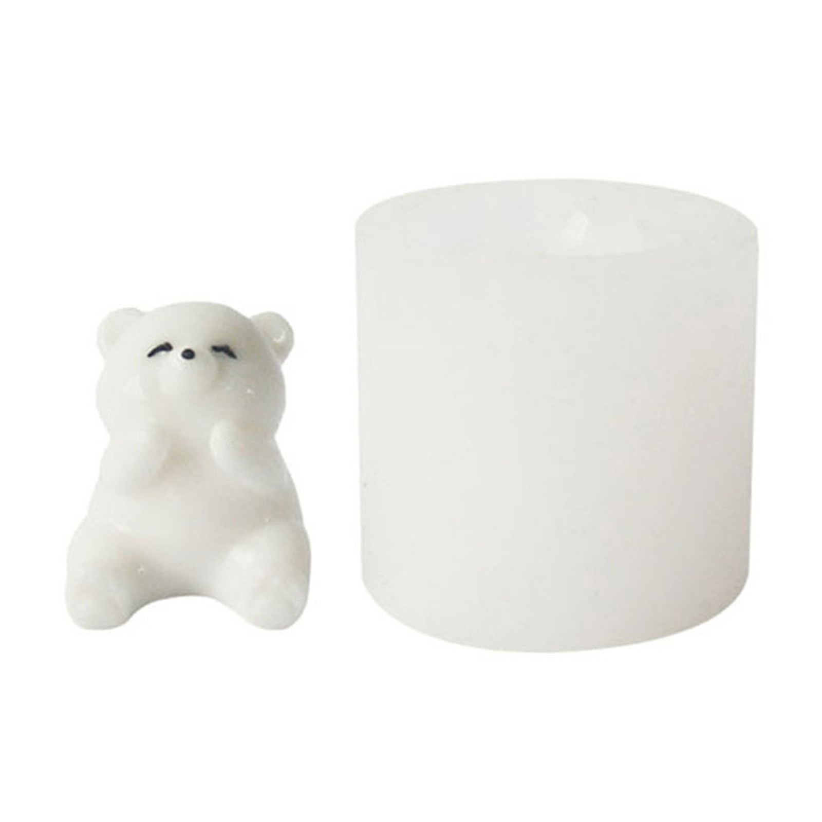 Pratici stampi in silicone a forma di orso per feste in silicone per torte al cioccolato e caramelle