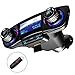 Bluetooth FM Transmitter Car MP3 Player Hands-Free Car Kit Wireless Radio Audio Adapter with Dual USB 5V 2.1A USB Port, U Disk, TF Card, Folder Playback, AUX Input Output, Voice Navigation