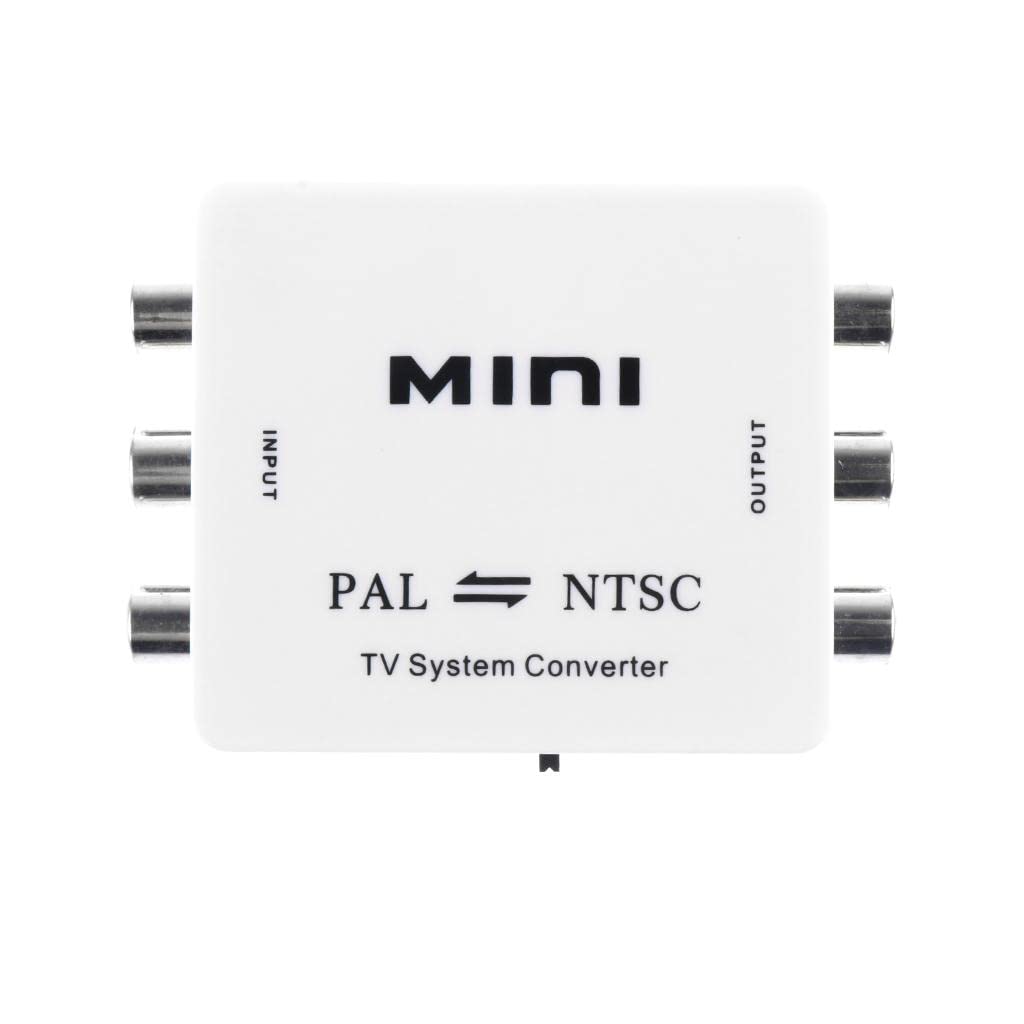 IVELECT PAL NTSC SECAM to NTSC PAL TV Video System Converter Switcher Adapter