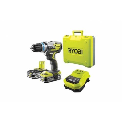 Bohrmaschine / Akku-Bohrschrauber R18DDBL-LL25B |+ 2 x Akku, Ladegerät, Schrauberbit, Zusatzhandgriff, Koffer | 18 V… – Bild 3