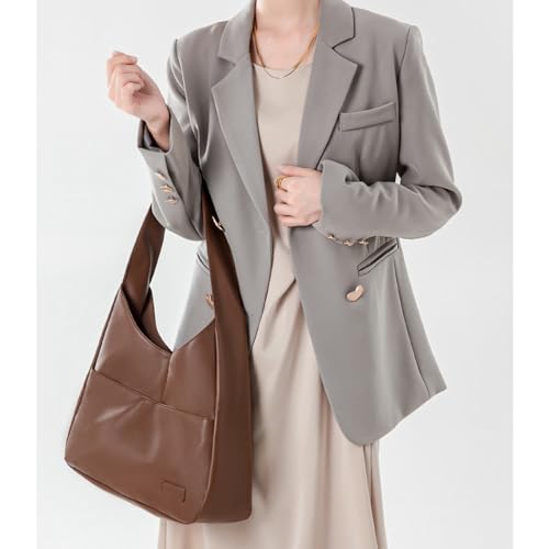 Ooomay Bag, Shoulder Bag, Ooomay Maya Tote Bag for Women, Vegan Leather Trendy Soft Maya Tote Bag2