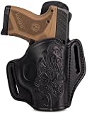 Hazza Minimalist Leather Holster for Ruger LCP - Remington RM380 OWB Belt Slide Custom Fit Leather...