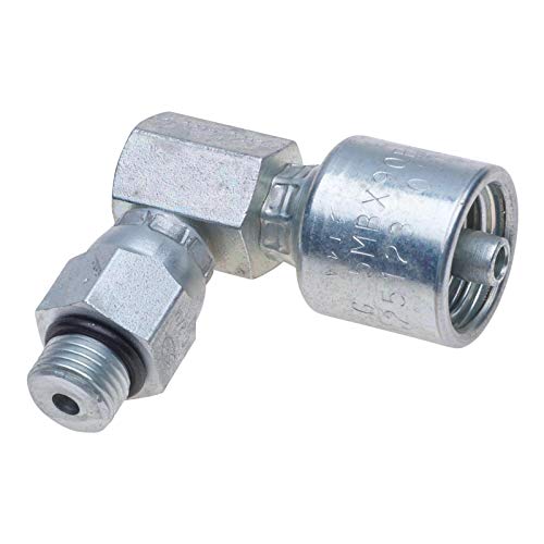 Gates G25123-0610 Male O Ring Boss Swivel 90 Block (Mega Crimp)