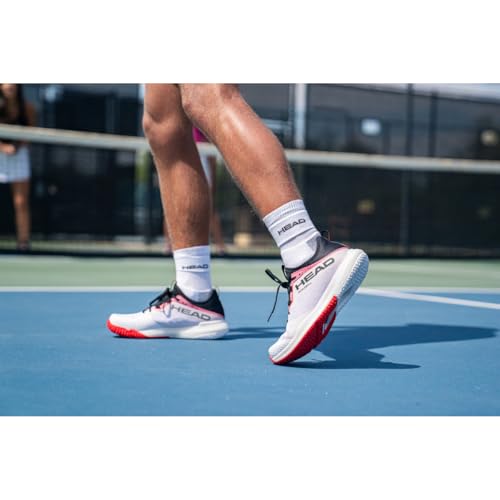 HEAD Men’s Motion Pro Pickleball Men Shoes, White/red, EU 46