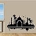 Taj Mahal Vinyle Sticker Mural Motif Palmier Sticker Mural Inde Design Moderne Décoration De La Maison Articles Ménagers Bricolage Art Mural Autocollant 64X42Cm
