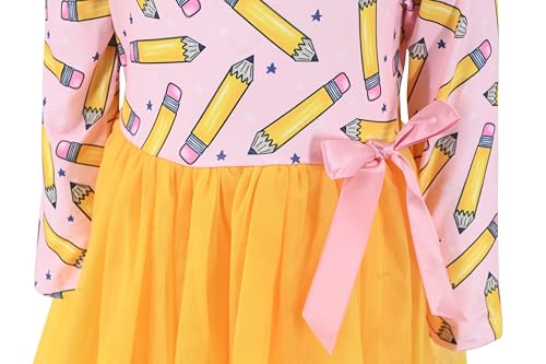 Image of Girls Long Sleeve Tulle Tutu Dresses for Kid and Toddler
