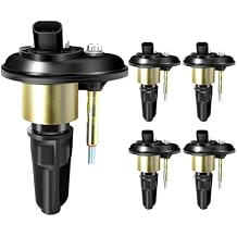 MAS Set of 5 Ignition Coils Pack Compatible with Chevy Colorado GMC Canyon Isuzu Hummer H3 Replacement for UF303 C1395 5C1392 E255 52-1743 GN10114 IC414 19300921