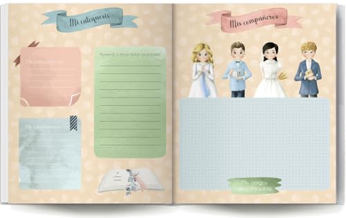 Miniatura 7 de Álbum De Fotos Comunión Niño Hojas - Portada Personalizable Con Foto Libro Recuerdo Con 44 Páginas A Todo Color Tapa Dura Con Cierre De Lazo. Medidas 27x29 Cm