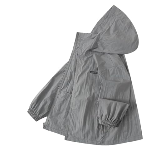 Ｋａｙｉｙａｓｕ キッズUVカットパーカー 160 グレー