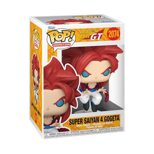 Funko Pop! Animation: Dragon Ball GT - Super Saiyan 4 Gogeta - 1/6 Odds for Rare Chase Variant - (Glow in The Dark) - Collectable Vinyl Figure - Gift Idea - Official Merchandise - Anime Fans