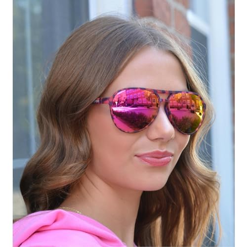 Image of Jefoo Polarized Aviator Sunglasses for Women Men Retro Trendy Sports Sunglasses for Outdoor UV400 Protection