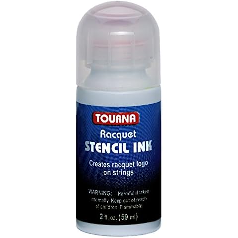 Tourna White Racquet Stencil Ink Cover