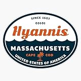 Hyannis Sticker Bumper Sticker Vinyl Decal 5'