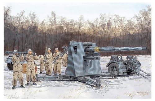 Dragon DR6923 maquette Flak36/37 canon de 88mm en plastique en kit militaire 2 en 1