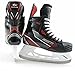 Botas - Emery - Men's Ice Hockey Skates | Made in Europe (Czech Republic) | Color: Black/Red, Size Adult 10.5