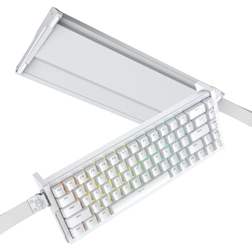 Image of IROK MG68 Rapid Trigger Full Aluminum Alloy Body Magnetic Switch Keyboard, 65% TKL Hot Swapped High Refresh Rate RGB Programmable, Low Latency Wired Gaming Keyboard for Win /Mac Gamer(White)