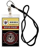 Viper Pilot Battlestar Galactica Novelty ID Badge Halloween Costume Movie Prop