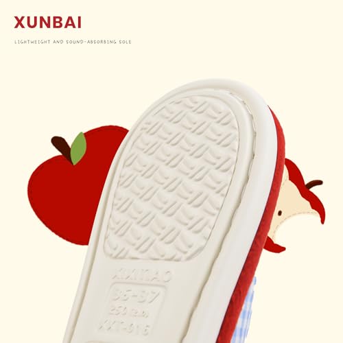 Cute Apple Slipper for Men and Women,Fruit Slides,Summer Shoes,Non-Slip Outdoor Indoor Cartoon Sandals3