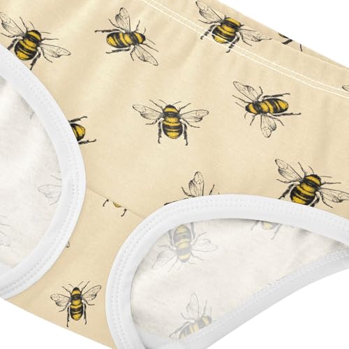 Girls' Underwear Bee Cotton Stretch Comfort Toddler Panties4