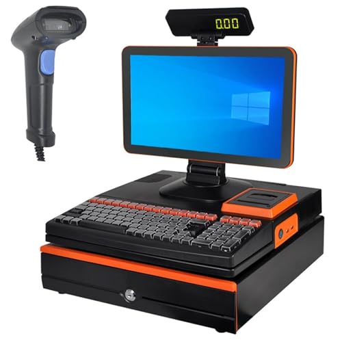 BEESOM Caisse Enregistreuse Professionnelle,Imprimante Thermique,15,6
