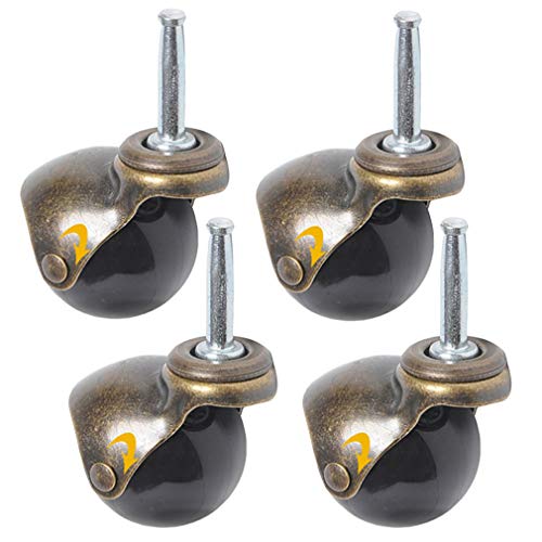 Roulette pivotante pour berceau roulette meuble tige M8 lot de 4