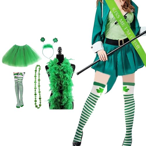 Set de tutu ajustable y diadema cómoda con calentadores para mujer 7