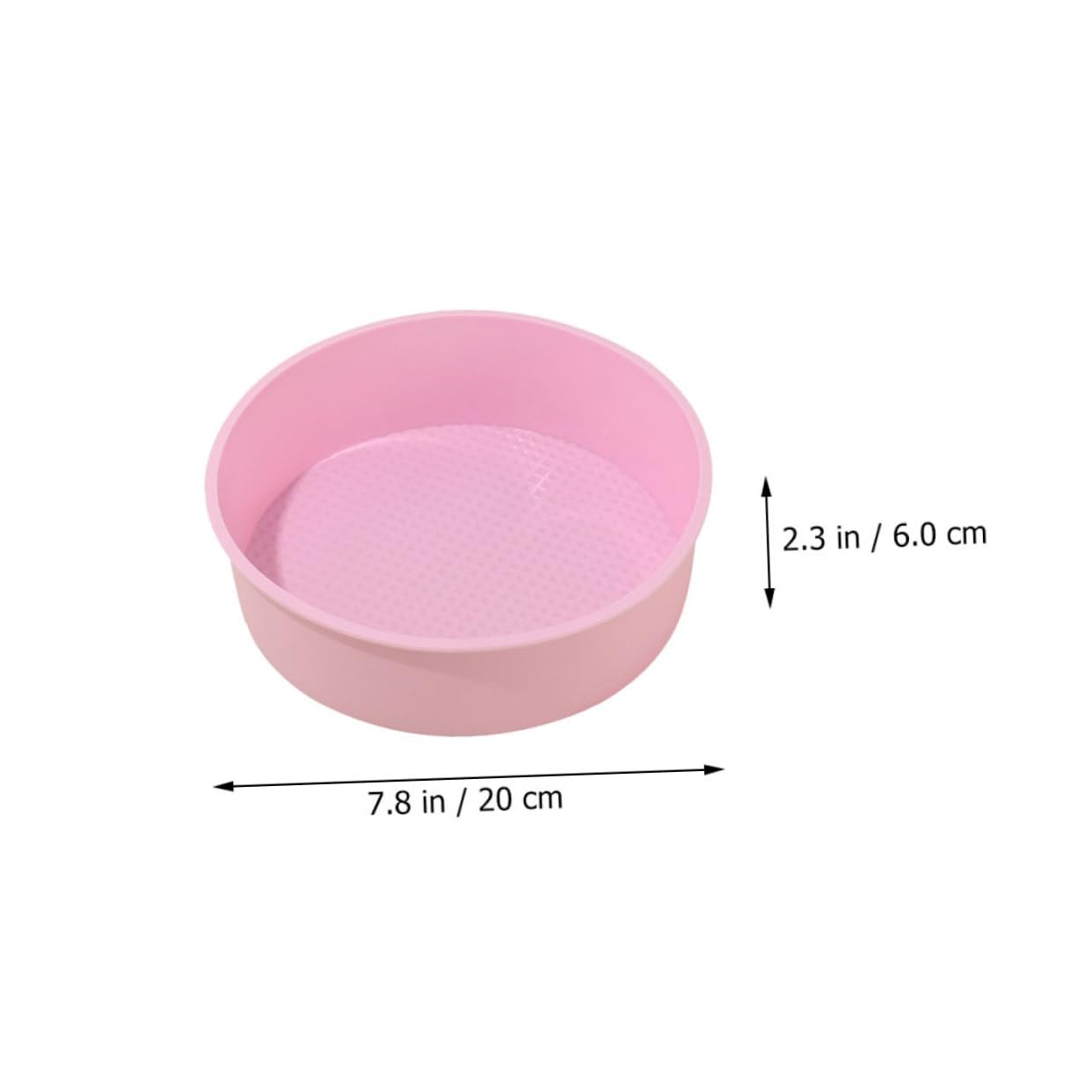 JECOMPRIS 2Pcs Round Cake Silicone Mold Non Stick Baking Pans for Easy Demolding for Home Bakery Use Silicone Bakeware