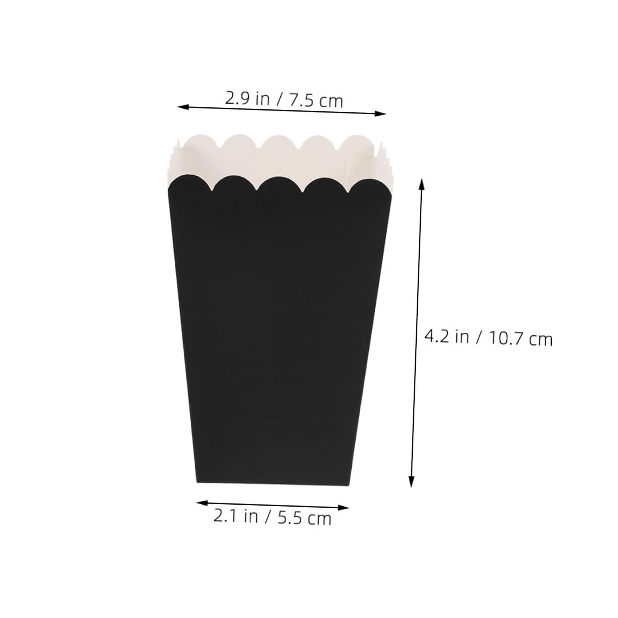 Alipis 2 Set Scatole Popcorn Da Contenitori Per Snack Feste E Matrimoni Per Presentare Popcorn E Altri Snack 100 Pezzi*2