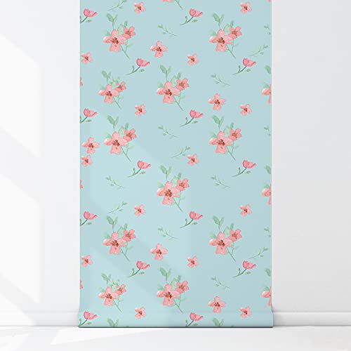 Papier peint fleurs abstraites Magic-Stick 312x219 cm - 5