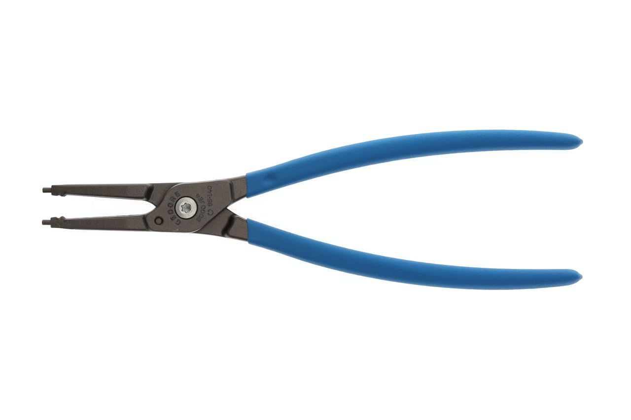 GEDORE Pinza di Montaggio per Anelli di Sicurezza Interni, Anti-Torsione, Becchi Dritti, Diametro Punte 3.2 mm, 8000 JE 4