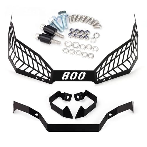 Grille de phare moto 800MT couvercle acier protection calandre