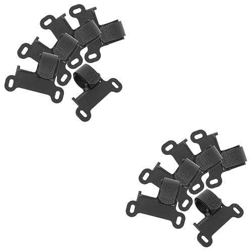 INOOMP 2sets Bike Pump Bracket for Air Pump Holder with Fixing Strap Lightweight and Stable Design for and Mounting Bike Frames for Outdoor Use