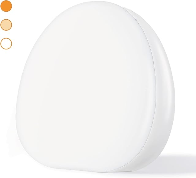 Alatinlamp SAD Lamp, UV-Free 2000-10000 Lux Sad Light with 3 Color Temperature, Adjustable Brightness, Full Spectrum LED Therapy Lamp for Seasonal Winter Mood Changes (Light White)