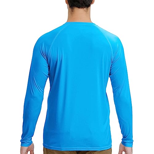 MOHEEN Men's Long Sleeve Rashguard UPF 50+ Sun Shirts Quick Dry Hiking Fishing Swim T-Shirt M-3XL2