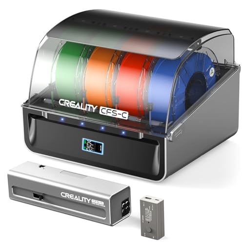 Image of Official CREALITY CFS-C, Multi-Color Smart Filament System for K1 Series 2025 /K1 Max 2025 /K1C 2025 /K1 Max /K1C /K1 /K1 SE, 3D Printing, RFID Auto-Loading,External Cutter,Filament Runout &Tangle Detection