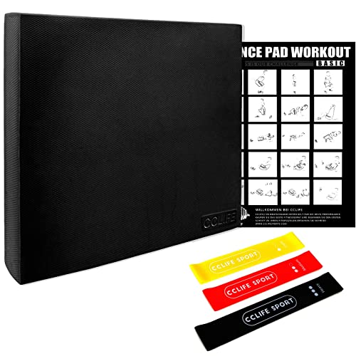 CCLIFE Tapis d'équilibre en Mousse - TPE Balance Pad Antidérapant - Tapis de Coordination...
